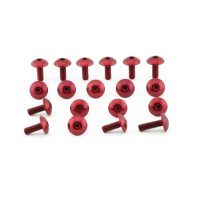Kåpskruvsats Aluminium Röd PRO BOLT