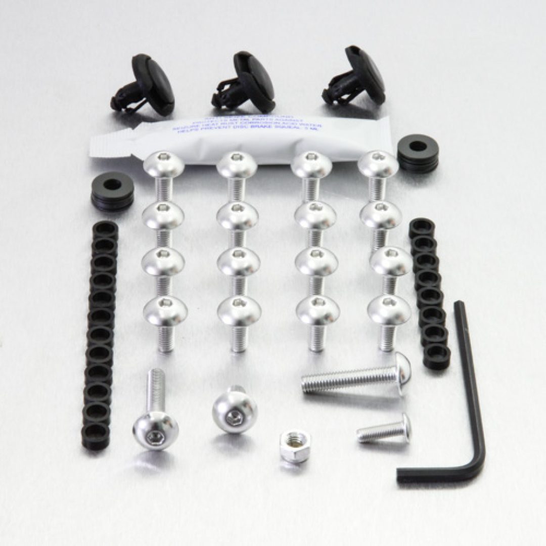 Kåpskruvsats Aluminium Silver PRO BOLT