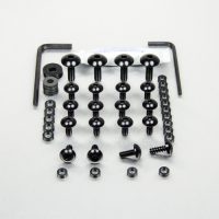 Kåpskruvsats Aluminium Svart PRO BOLT