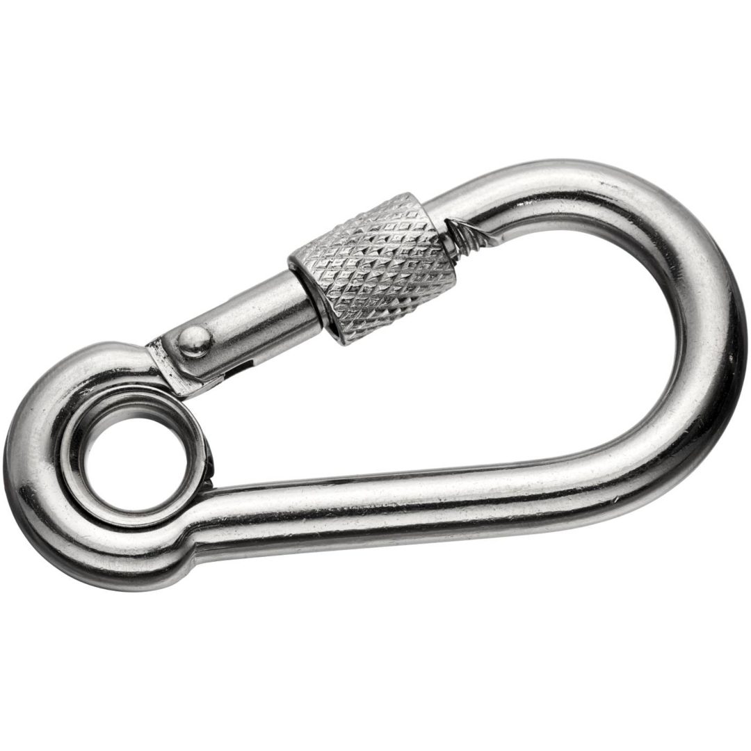 Karbinhake syrafast snabblås och öga STRUKTUR KARBINHAKE SNABB/ÖGA SF 60X6MM