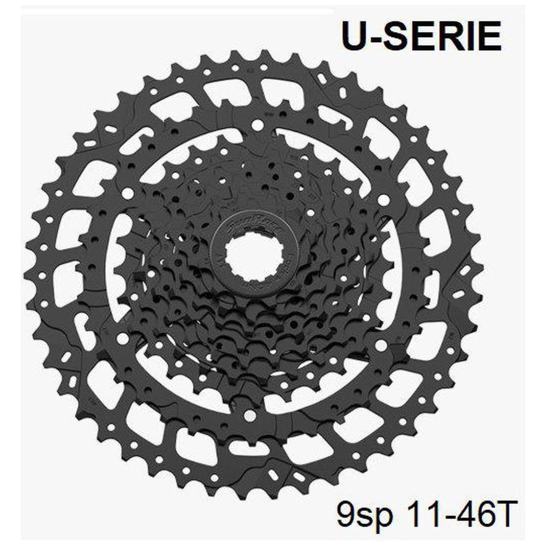 Kassettdrev 9-speed Svart SUNRACE