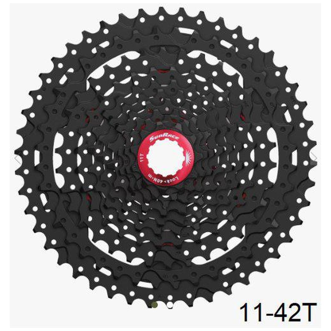 Kassettdrev CSMX3 10-speed Röd SUNRACE