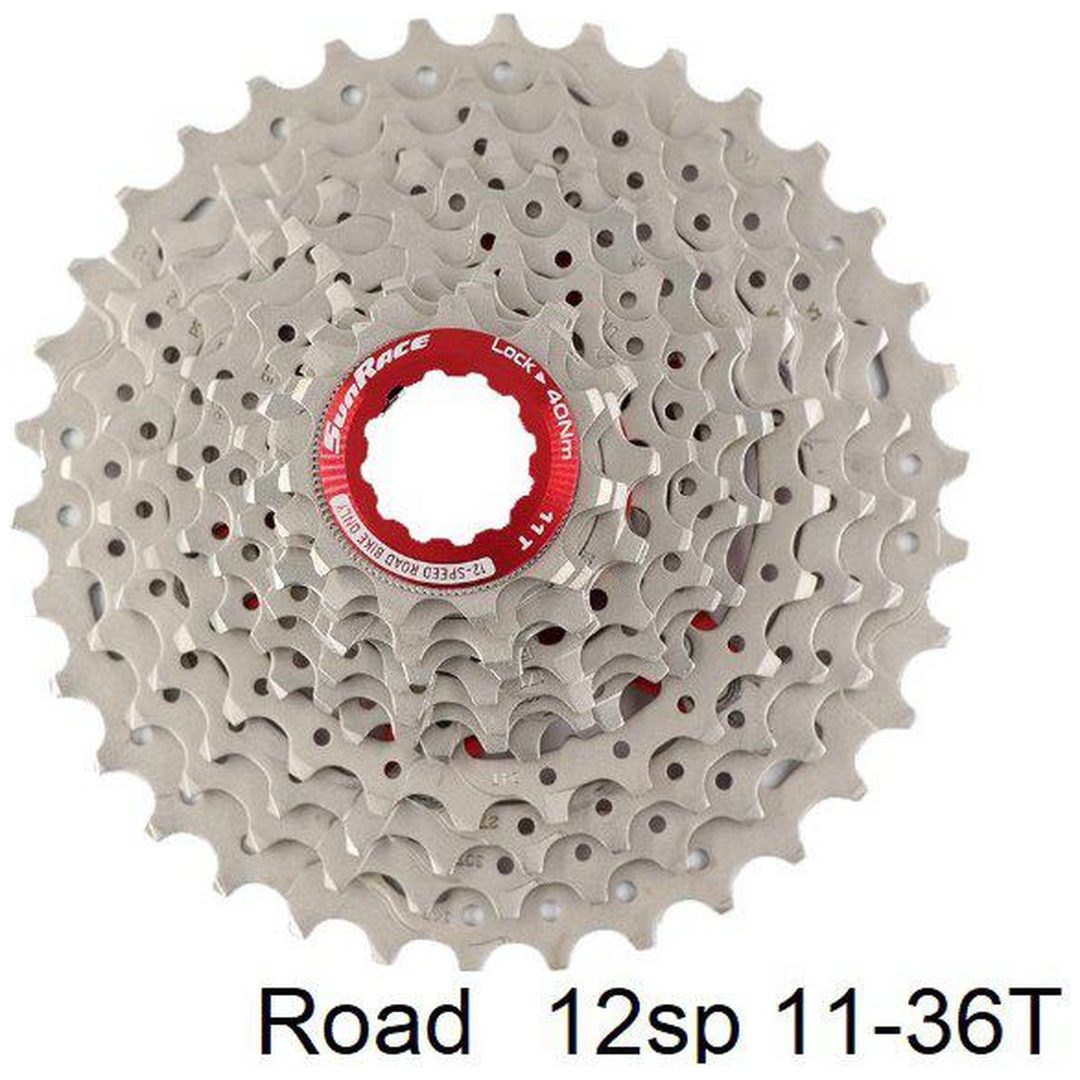 Kassettdrev CSRZ800 12-speed Röd SUNRACE