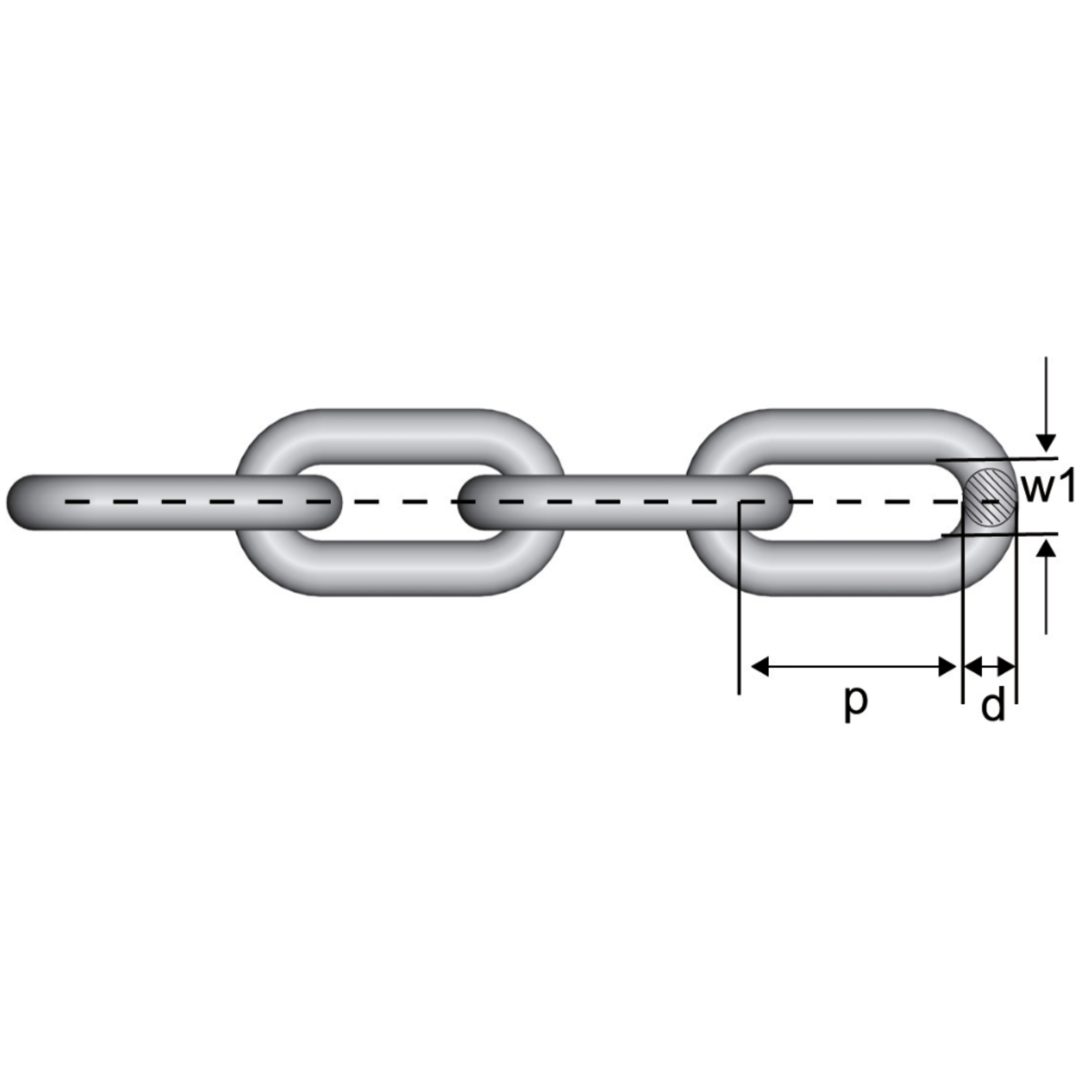 Kätting Hlz Bnt=25m GUNNEBOLIFTING – bild 2