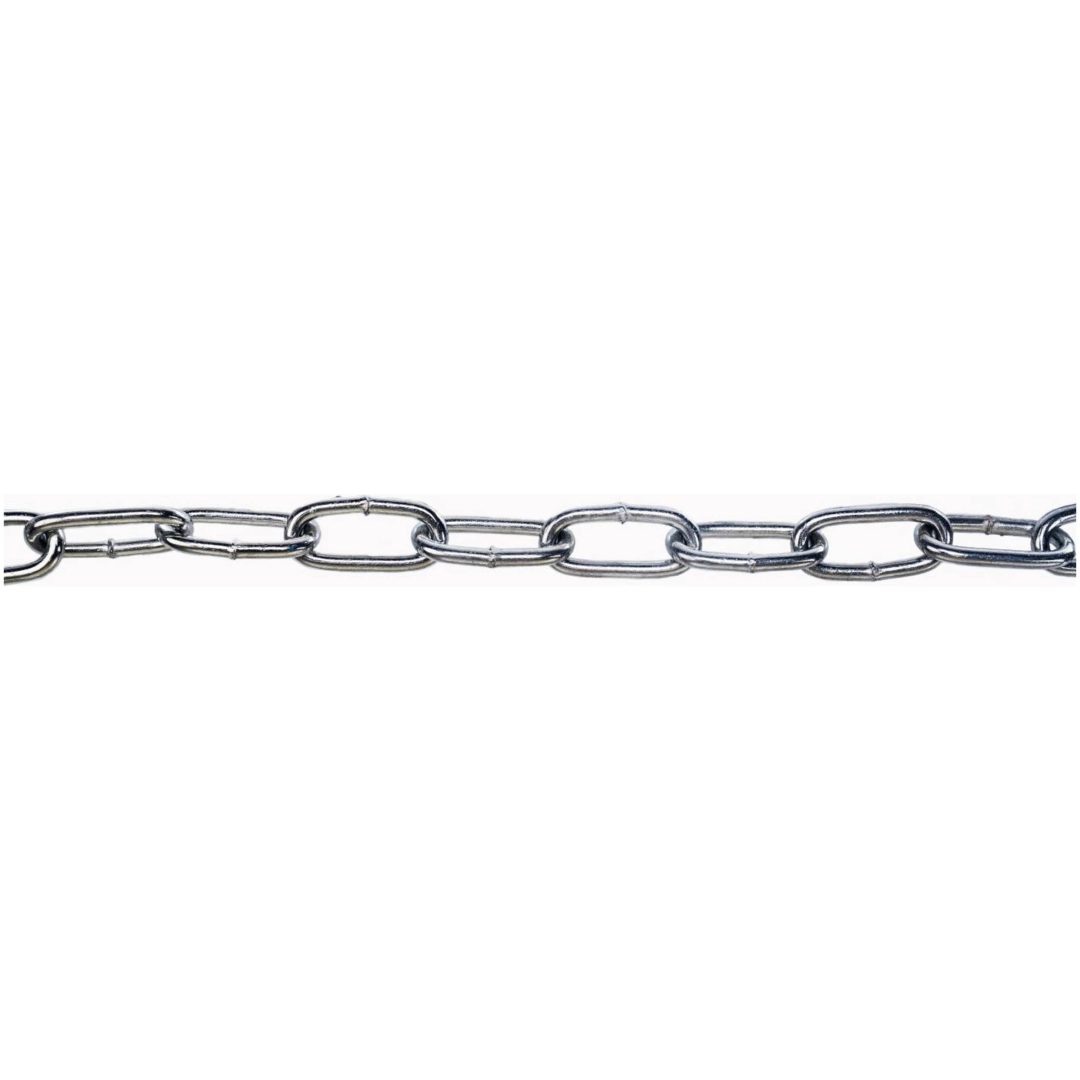 Kätting långlänkad elförzinkad STRUKTUR KÄTTING LL EFZ 2M ⌀4MM – bild 2