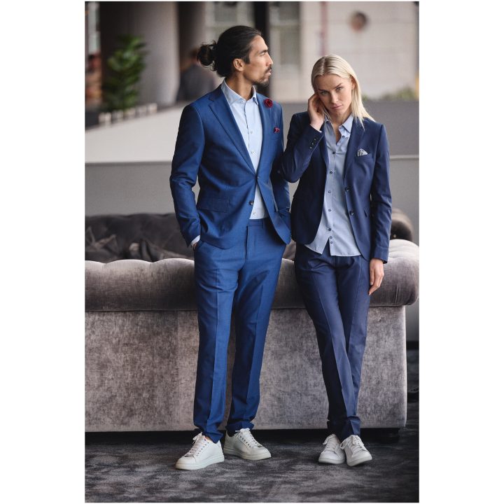 Kavaj Dam Classic Blazer 20 Gråmelerad J.Harvest & Frost 32 – bild 8