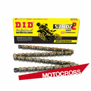 Kedja 520 DZ2 MX Guld/Svart D.I.D