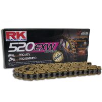 Kedja 520 EXW Series W-Ring Svart/Guld RK