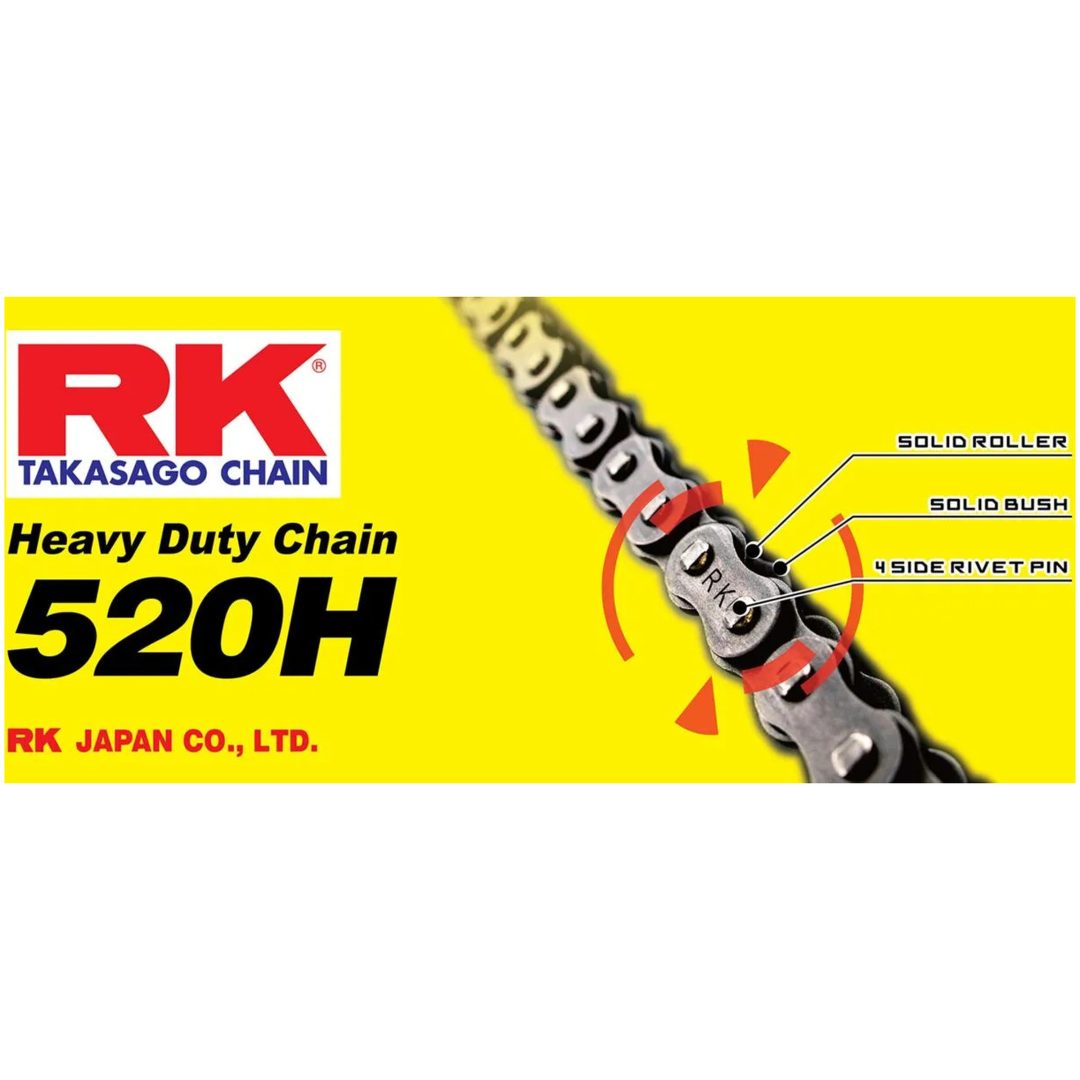 Kedja 520 Heavy-Duty RK 110 Länkar – bild 3