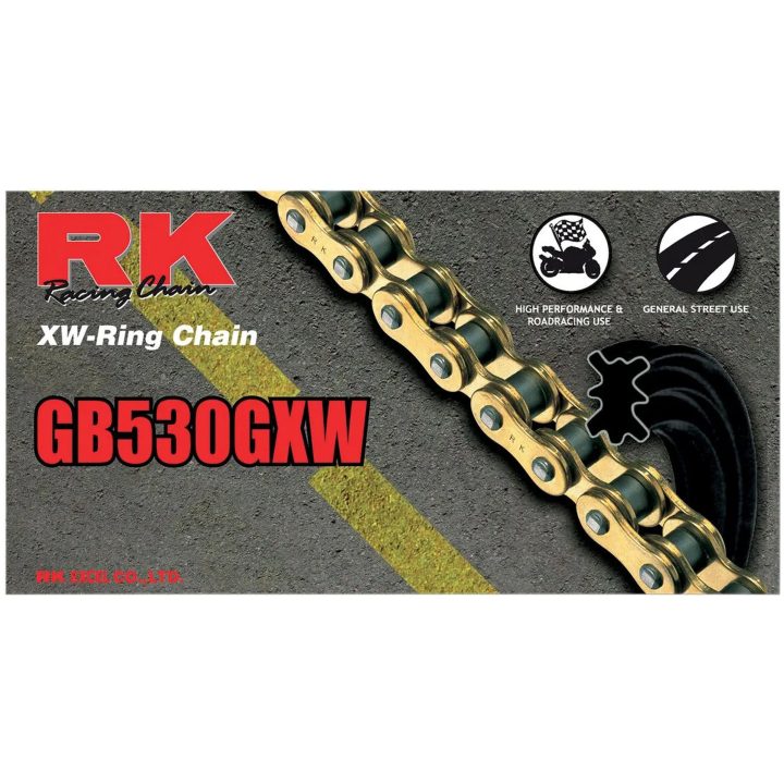 Kedja 530 GXW Guld RK 102 Länkar – bild 2