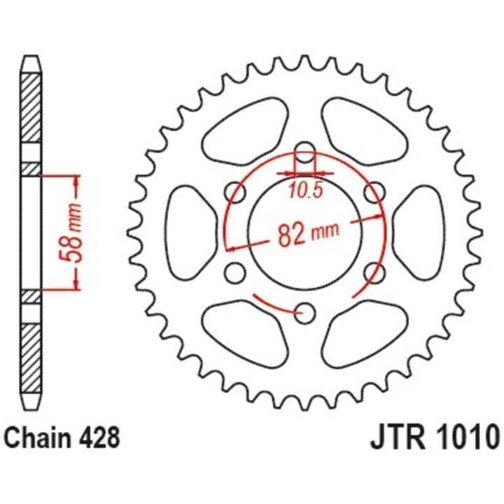 Kedjekit 428HDR JT CHAINS – bild 3