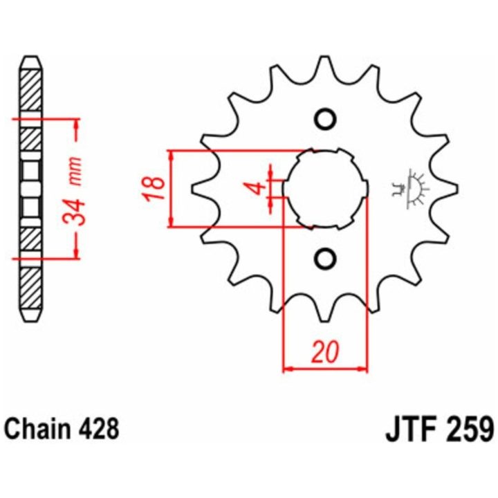 Kedjekit 428ZVX EK 118 – bild 2