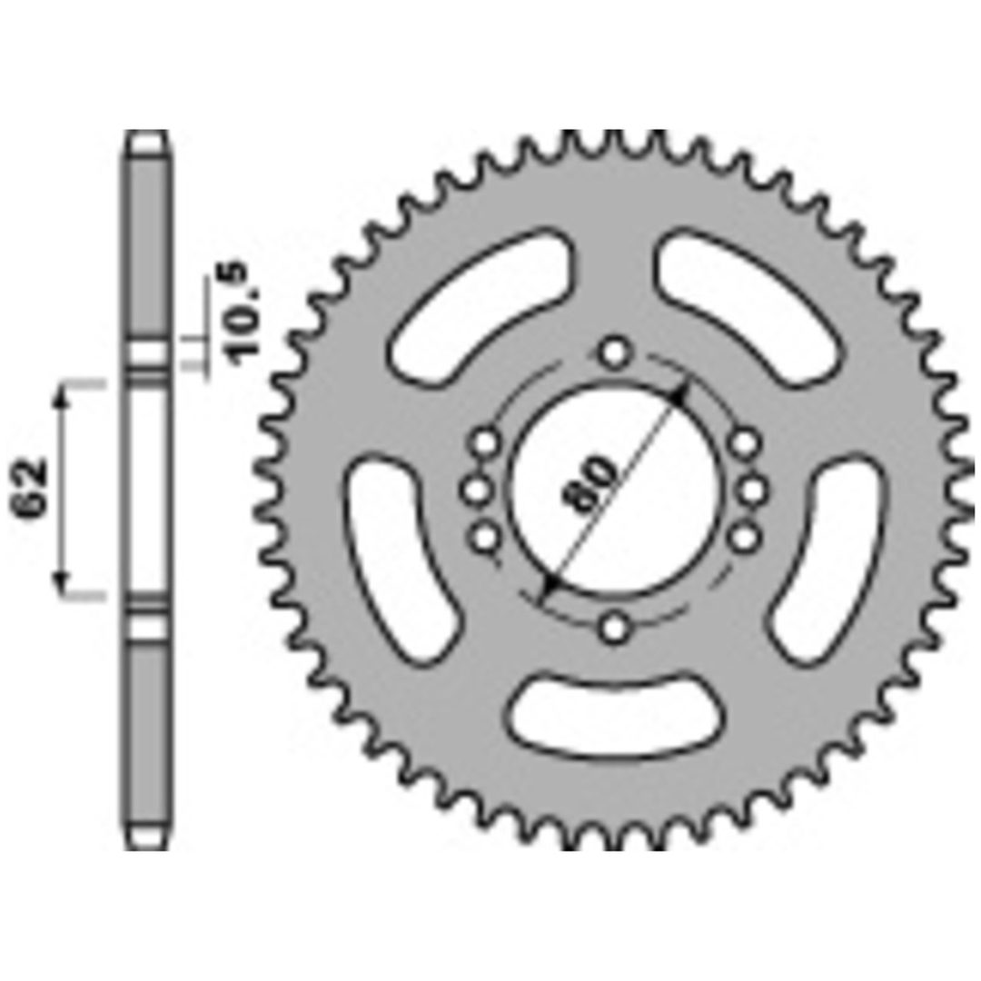 Kedjekit 428ZVX Stål EK 126