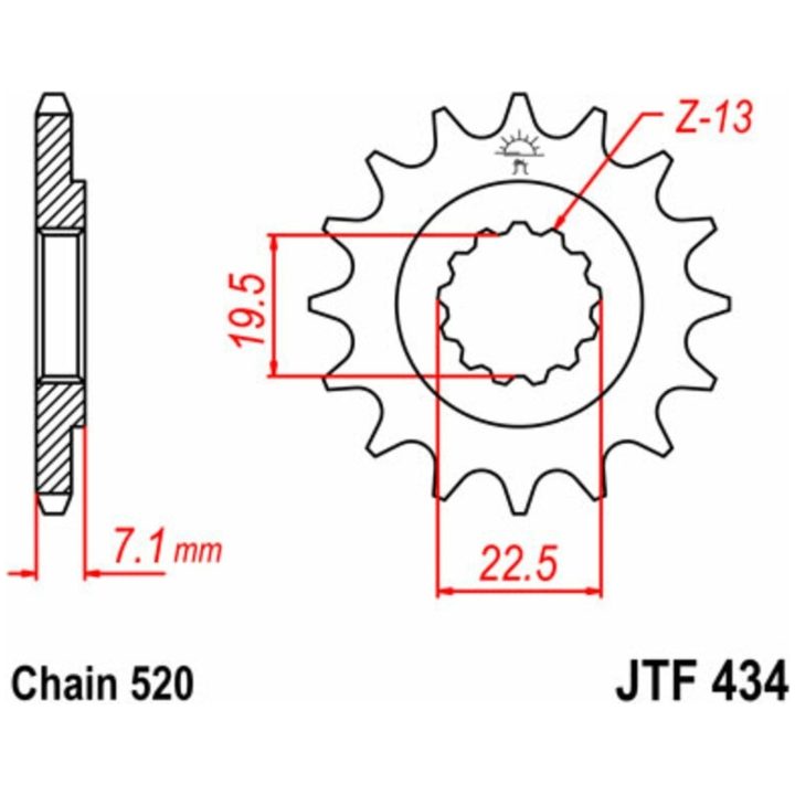 Kedjekit 520SRX2 EK 100 – bild 2
