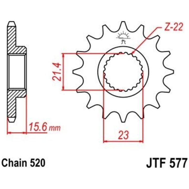 Kedjekit 520SRX2 EK 104 – bild 2