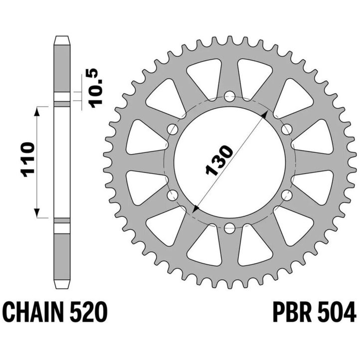 Kedjekit 520SRX2 EK 106 – bild 2