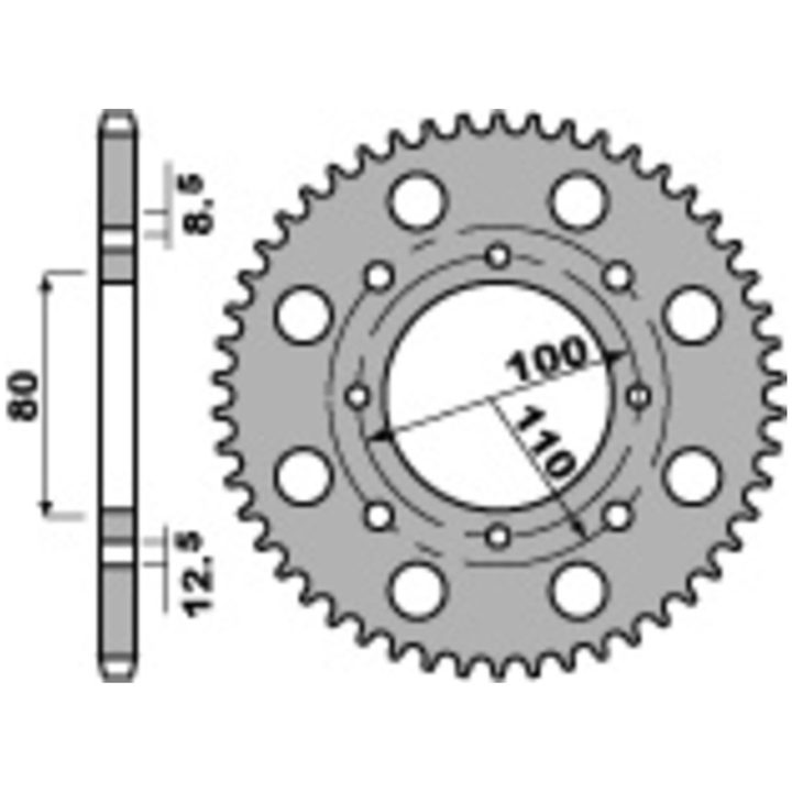 Kedjekit 520SRX2 EK 110 – bild 2