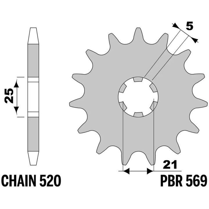 Kedjekit 520SRX2 EK 110 – bild 2