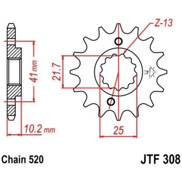 Kedjekit 520SRX2 EK 110 – bild 2