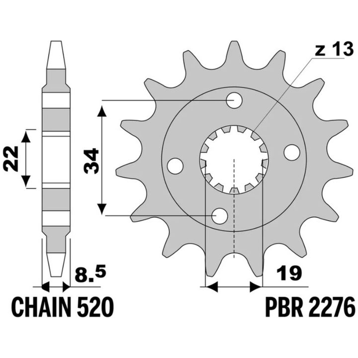 Kedjekit 520SRX2 EK 112 – bild 3
