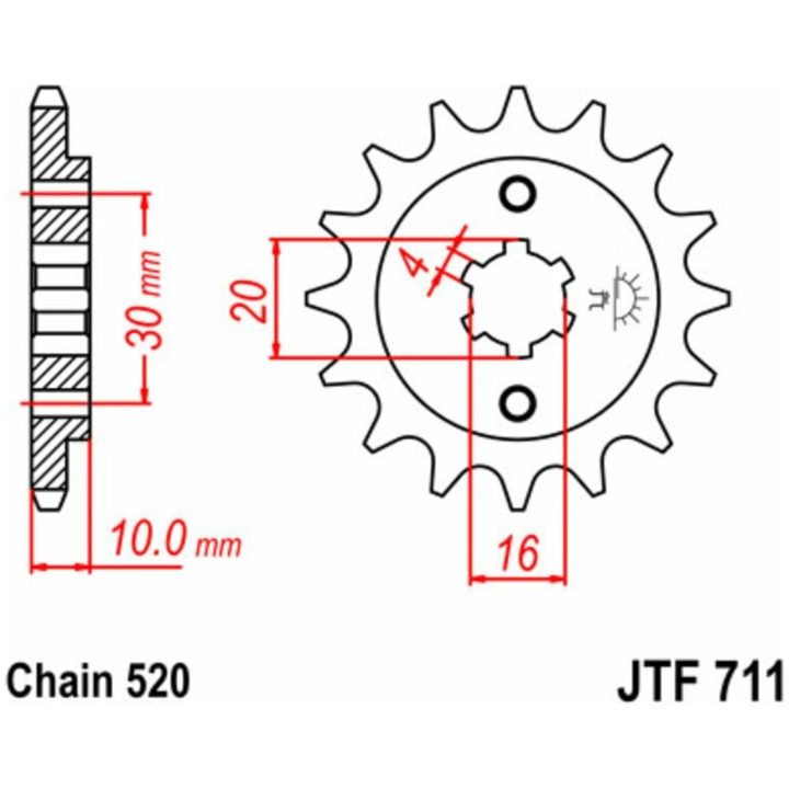 Kedjekit 520SRX2 EK 116 – bild 2