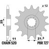Kedjekit 520SRX2 Guld EK 114 – miniatyr 3