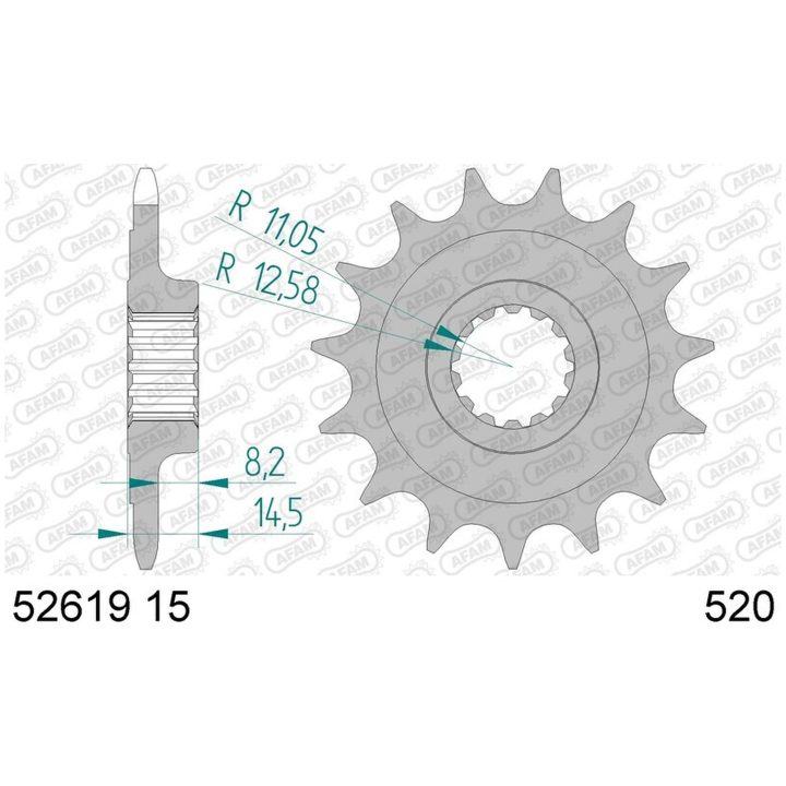Kedjekit 520XHR2 AFAM – bild 4