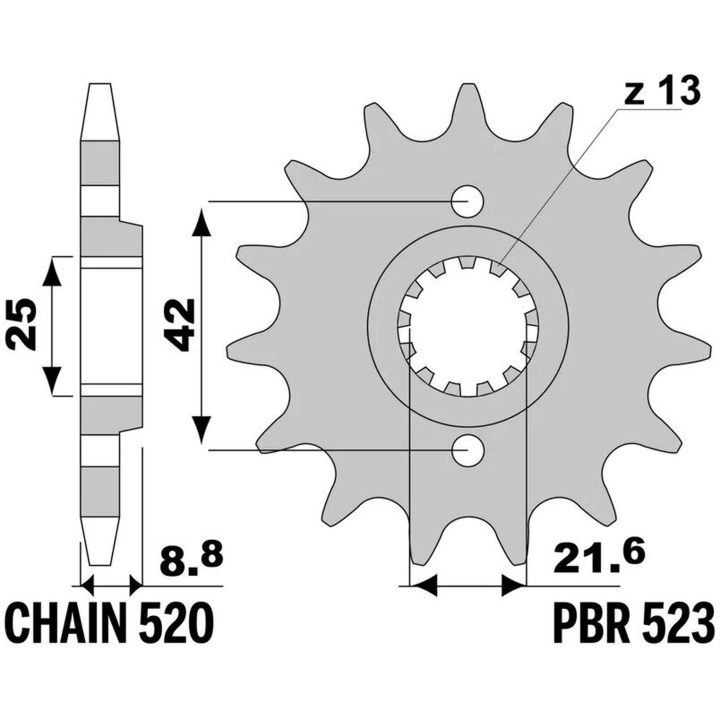 Kedjekit 520ZVX3 Guld NX-Ring Superförstärkt Street EK 108 – bild 3