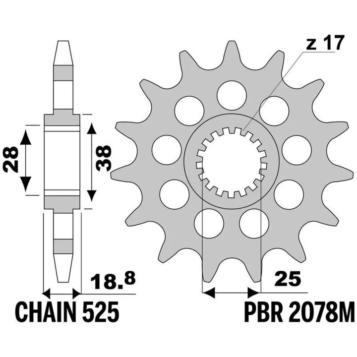 Kedjekit 525SRX2 EK 120 – bild 3