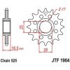 Kedjekit 525SRX2 Förstärkt QX-ring Guld EK 118 – miniatyr 2