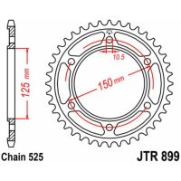 Kedjekit 525SRX2 Förstärkt QX-ring Guld EK