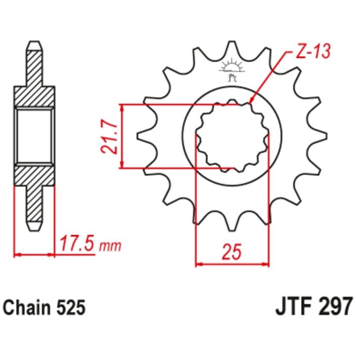 Kedjekit 525SRX2 Guld EK 116 – bild 2