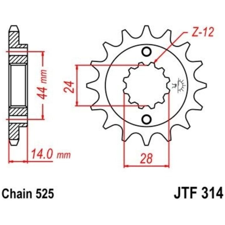 Kedjekit 525SRX2 Stål EK 124 – bild 2