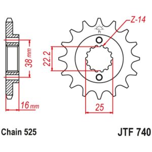 Kedjekit 525ZVX3 EK