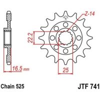 Kedjekit 525ZVX3 Guld EK