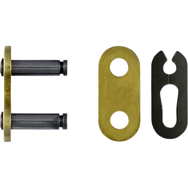 Kedjelås 520h Heavy Duty Drive Guld Carbonlegerat Stål RK Anslutningslänk – bild 2
