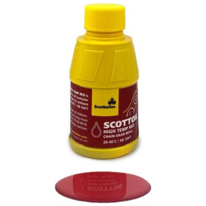 Kedjeoljesystem Högtemperatur Röd 125ml SCOTTOILER – bild 2