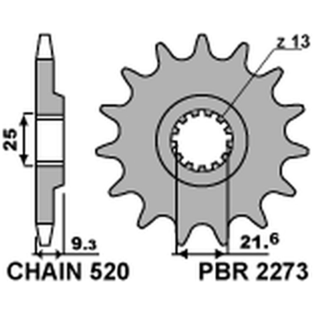 Kedjesats 520SRX2 EK 106 – bild 3