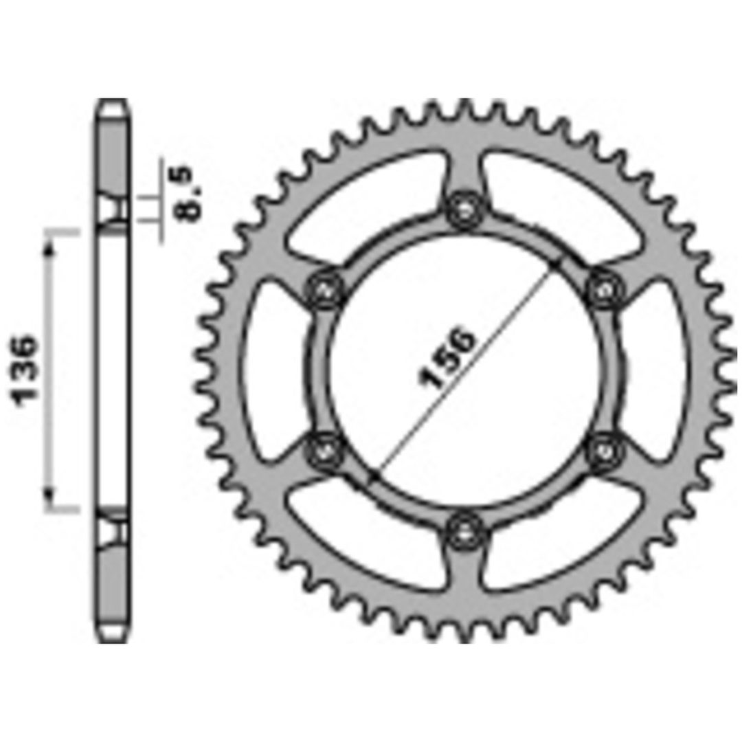 Kedjesats 520SRX2 EK 108 – bild 2