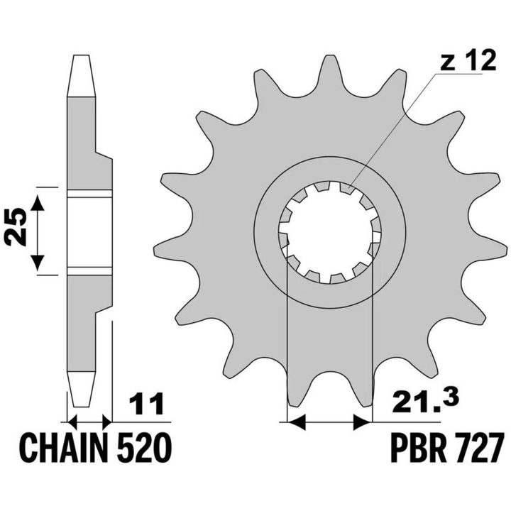 Kedjesats 520SRX2 EK 114 – bild 3
