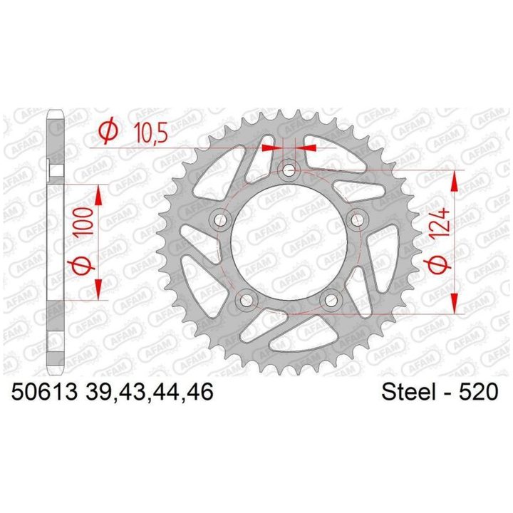 Kedjesats 520XHR2 Super-Reinforced AFAM – bild 3