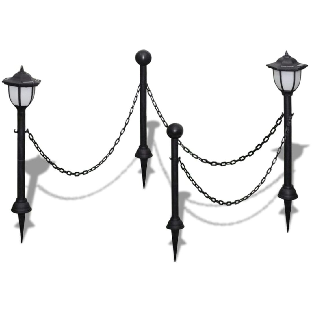 Kedjestaket med 2 solcellsdrivna LED-lampor vidaXL – bild 2