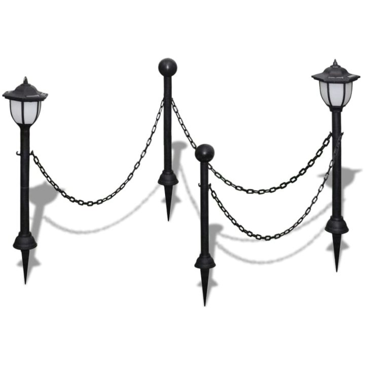 Kedjestaket med 2 solcellsdrivna LED-lampor vidaXL – bild 2