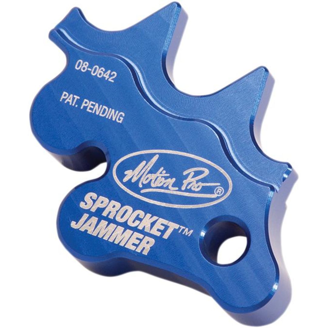 Kedjeverktyg Sprocket Jammer Anodiserad Blå MOTION PRO Kedjereparation