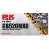 Kedjor 520 MXU Guld RK 116 Länk – miniatyr 2