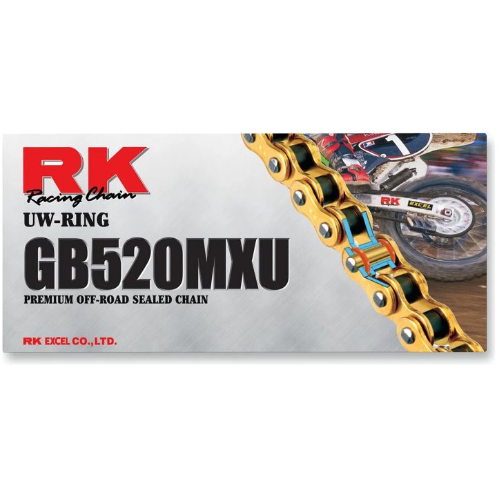Kedjor 520 MXU Guld RK 116 Länk – bild 2
