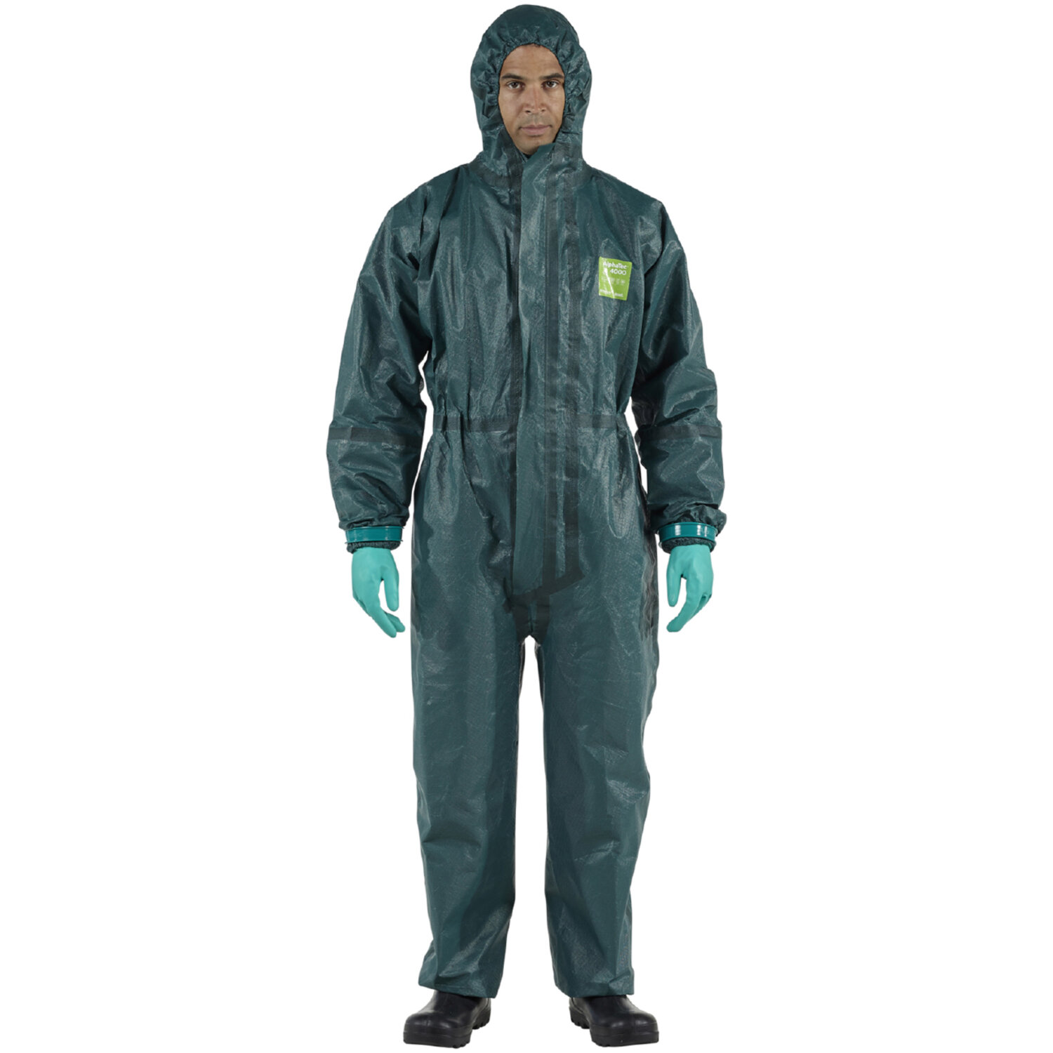 Korttid och kemskydd microgar - Kemskyddsoverall ansell alphatec 4000 grön xxl