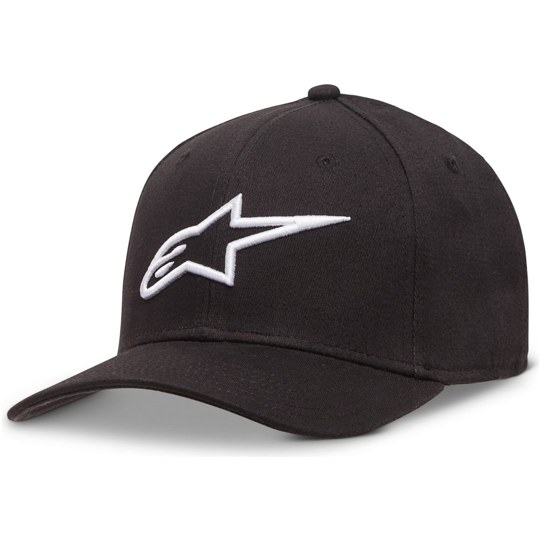 Keps Ageless Curve Svart/Vit Alpinestars Small/Medium