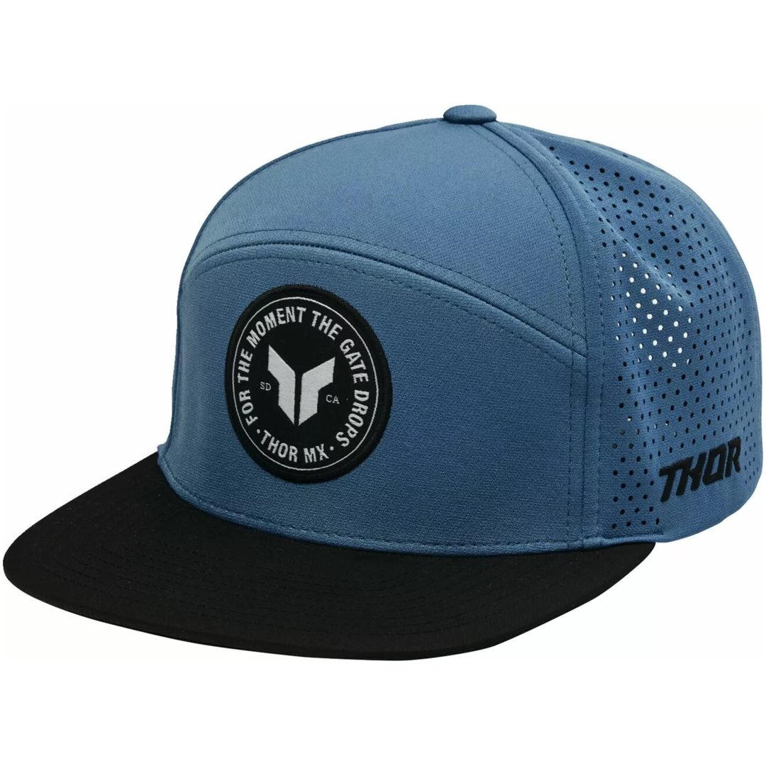 Keps Badge Svart/slate Blue THOR En storlek