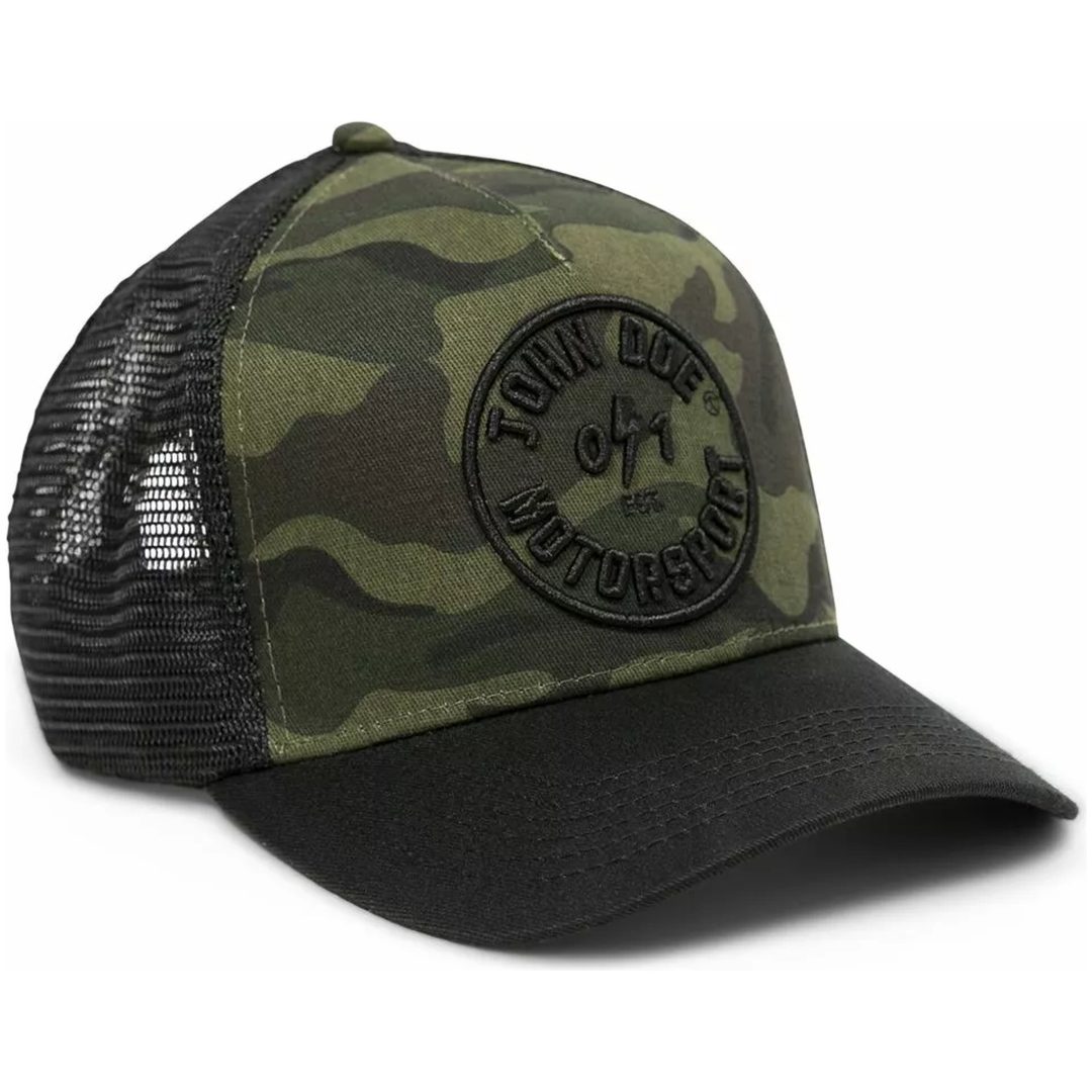 Keps Camo 0/1 Trucker Svart JOHN DOE En storlek